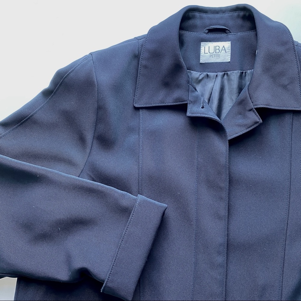 Luba Petites Overcoat - Navy